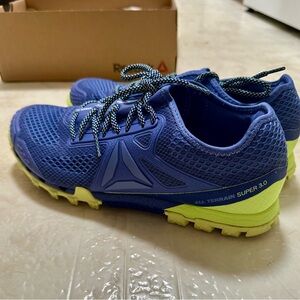 Reebok All Terrain Super 3.0 Women’s Sneakers-Running-Blue Size 10